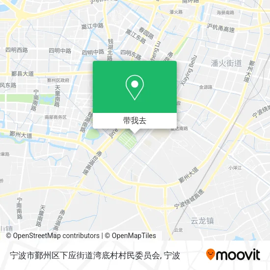 宁波市鄞州区下应街道湾底村村民委员会地图