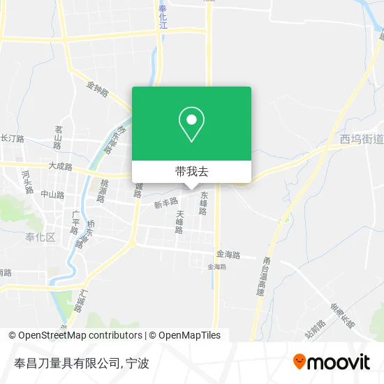 奉昌刀量具有限公司地图