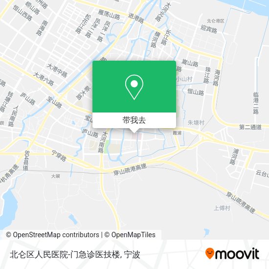 北仑区人民医院-门急诊医技楼地图