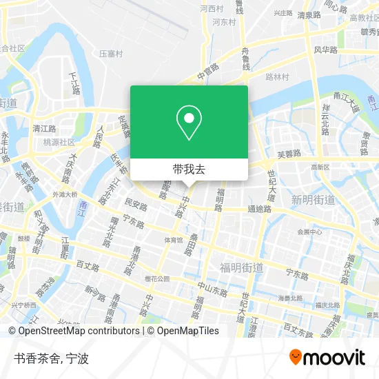 书香茶舍地图