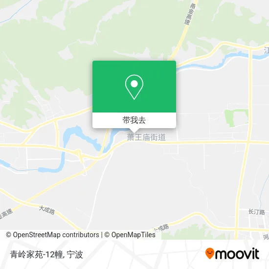 青岭家苑-12幢地图