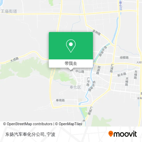 东扬汽车奉化分公司地图