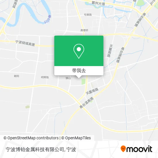 宁波博铂金属科技有限公司地图