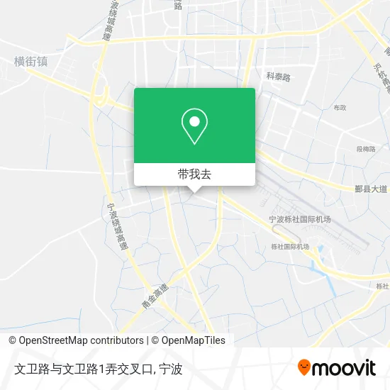 文卫路与文卫路1弄交叉口地图