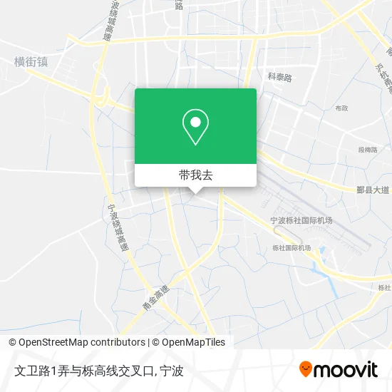 文卫路1弄与栎高线交叉口地图