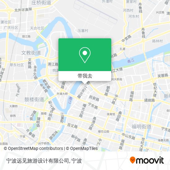 宁波远见旅游设计有限公司地图