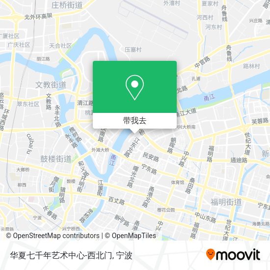 华夏七千年艺术中心-西北门地图