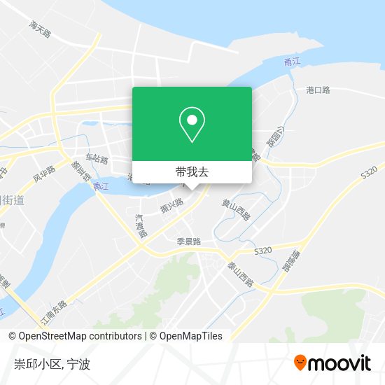 崇邱小区地图