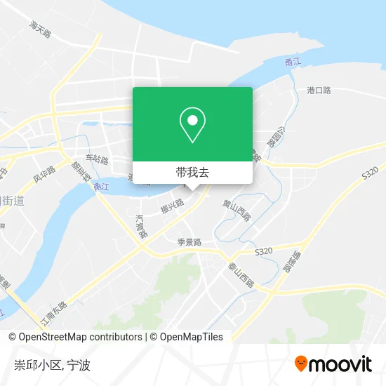 崇邱小区地图