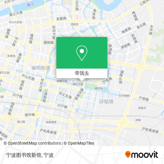 宁波图书馆新馆地图