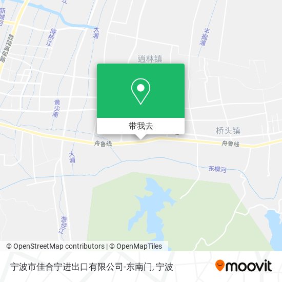 宁波市佳合宁进出口有限公司-东南门地图