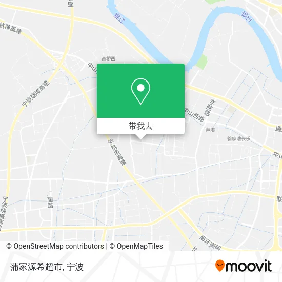 蒲家源希超市地图