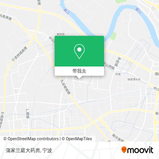 蒲家兰庭大药房地图
