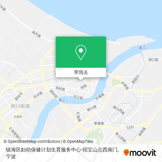 镇海区妇幼保健计划生育服务中心-招宝山点西南门地图