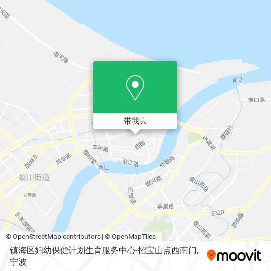 镇海区妇幼保健计划生育服务中心-招宝山点西南门地图