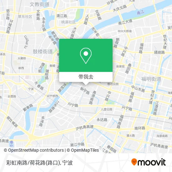 彩虹南路/荷花路(路口)地图