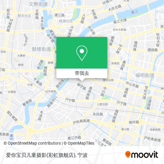 爱你宝贝儿童摄影(彩虹旗舰店)地图