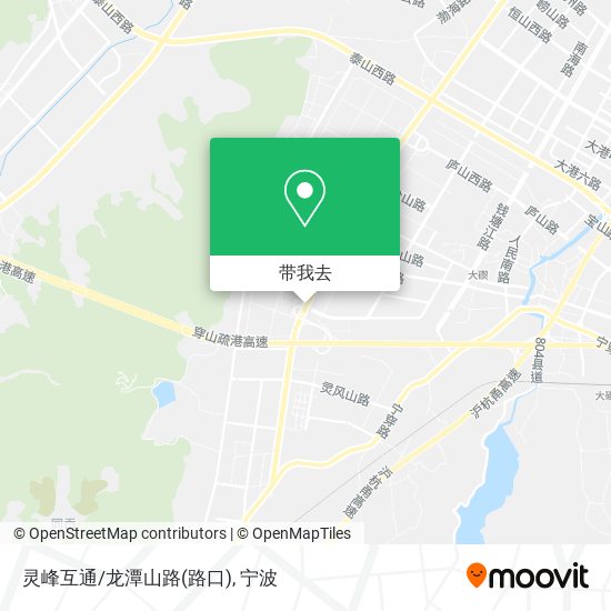 灵峰互通/龙潭山路(路口)地图