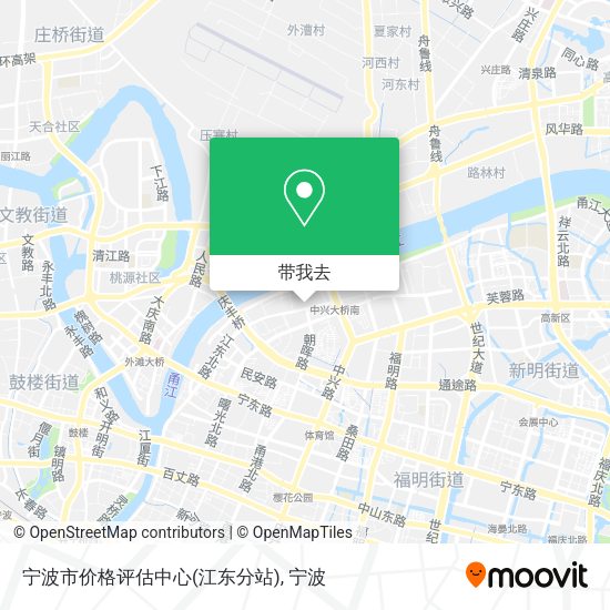 宁波市价格评估中心(江东分站)地图