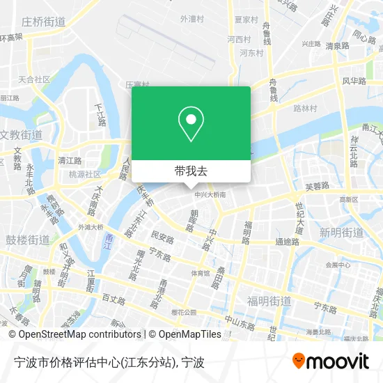 宁波市价格评估中心(江东分站)地图