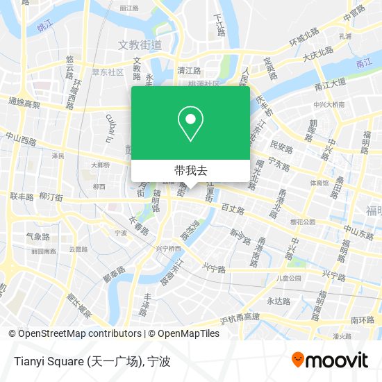 Tianyi Square (天一广场)地图