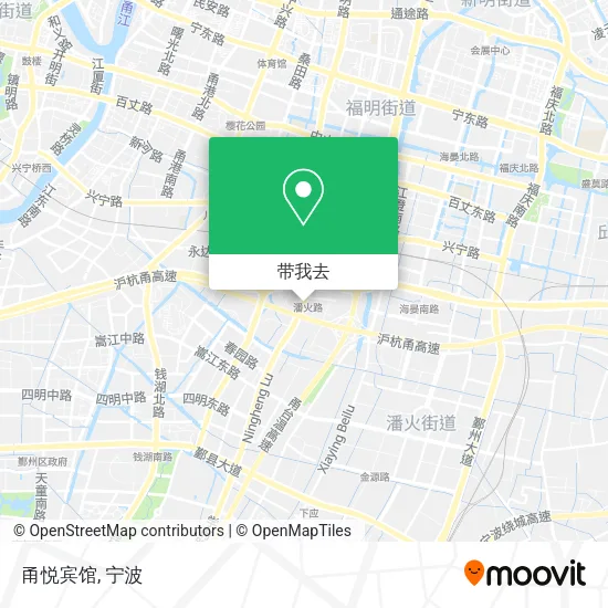 甬悦宾馆地图
