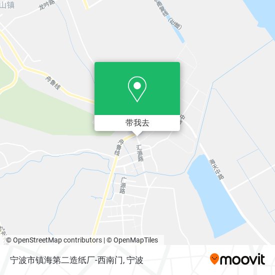 宁波市镇海第二造纸厂-西南门地图