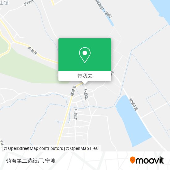 镇海第二造纸厂地图