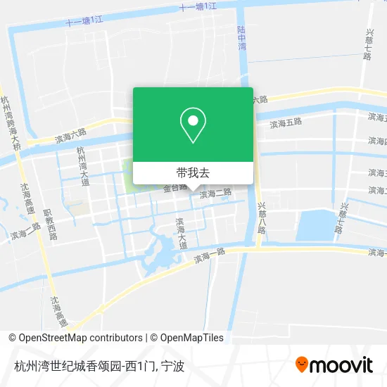 杭州湾世纪城香颂园-西1门地图