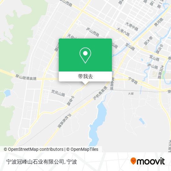 宁波冠峰山石业有限公司地图