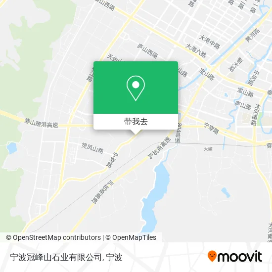 宁波冠峰山石业有限公司地图