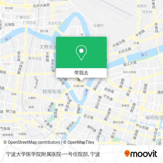 宁波大学医学院附属医院-一号住院部地图