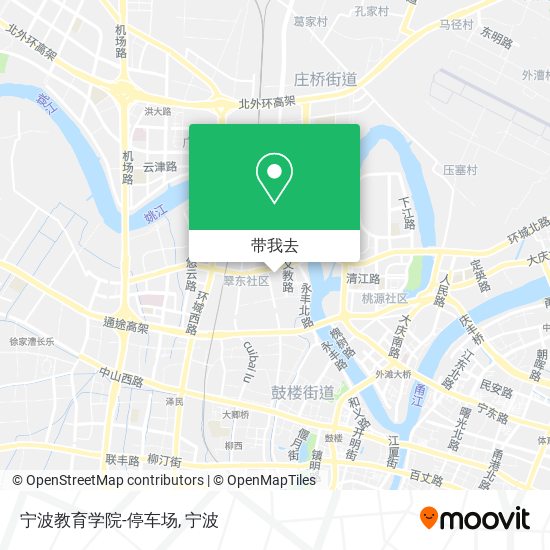 宁波教育学院-停车场地图