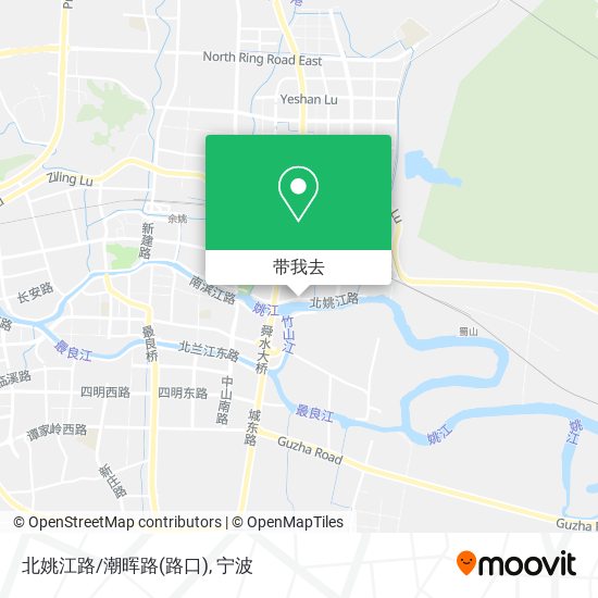 北姚江路/潮晖路(路口)地图