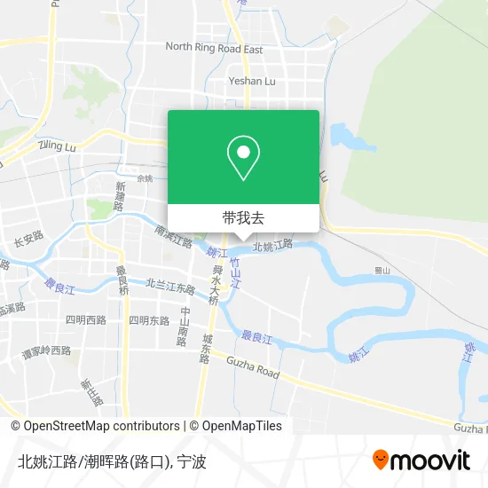 北姚江路/潮晖路(路口)地图