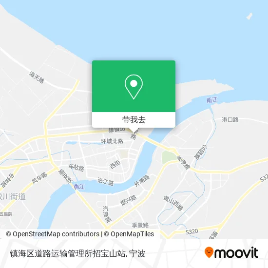 镇海区道路运输管理所招宝山站地图