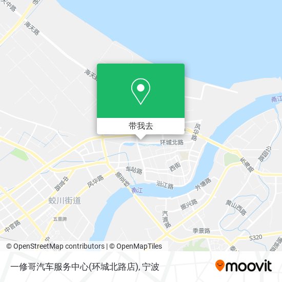 一修哥汽车服务中心(环城北路店)地图