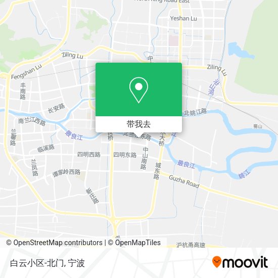 白云小区-北门地图