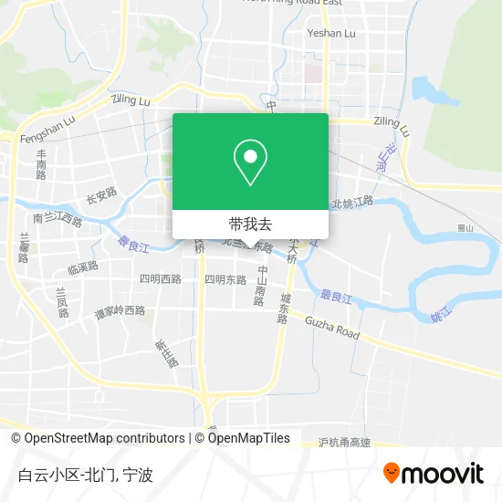 白云小区-北门地图