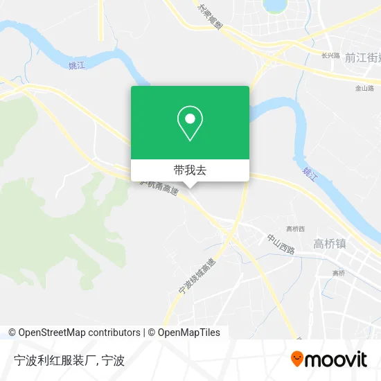 宁波利红服装厂地图