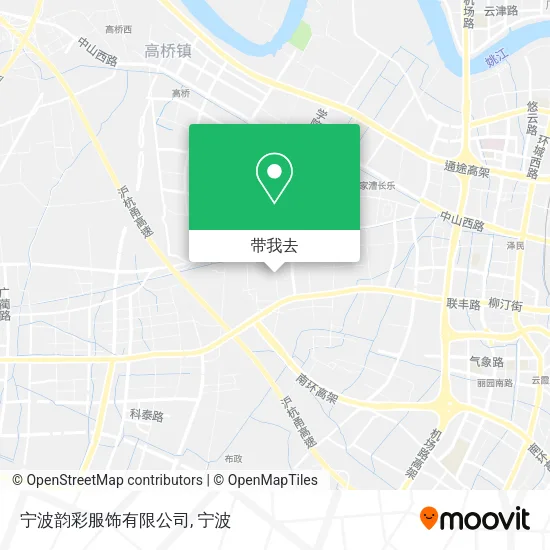 宁波韵彩服饰有限公司地图