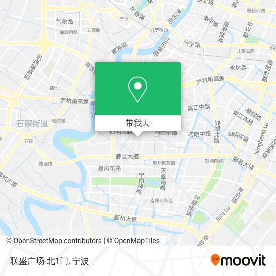 联盛广场-北1门地图