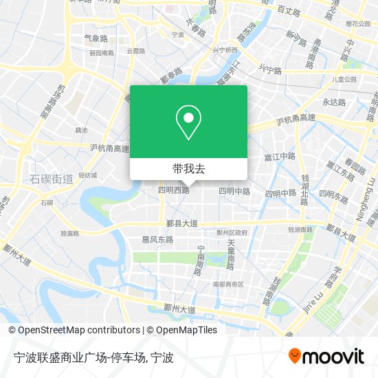 宁波联盛商业广场-停车场地图