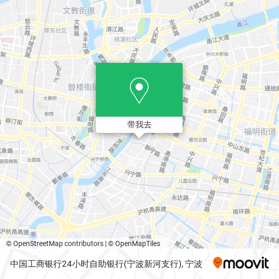 中国工商银行24小时自助银行(宁波新河支行)地图
