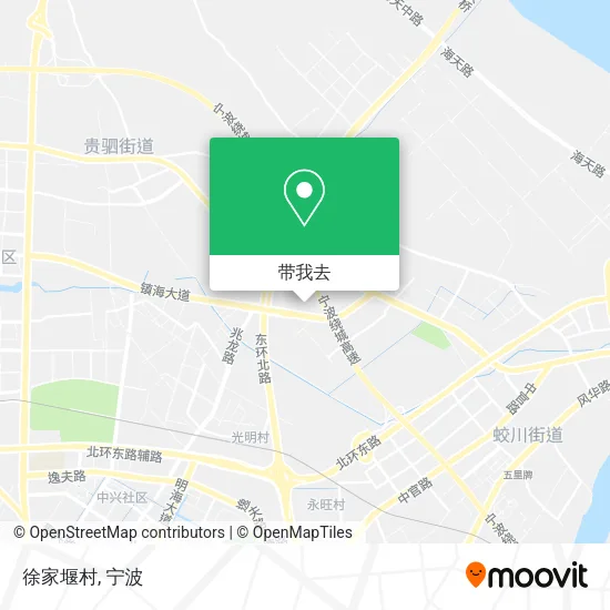 徐家堰村地图