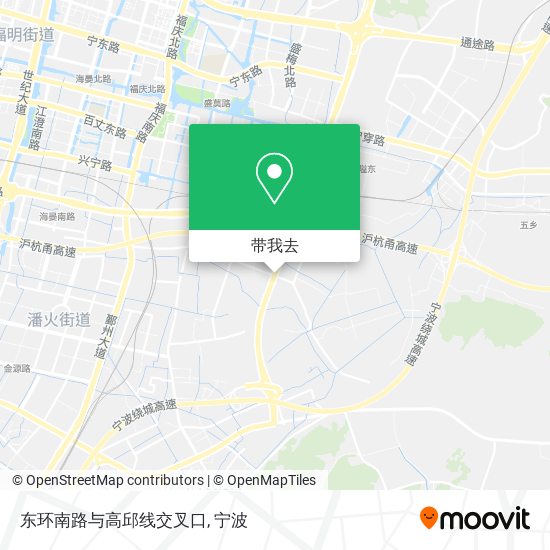 东环南路与高邱线交叉口地图