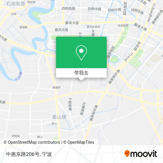 中惠东路206号地图