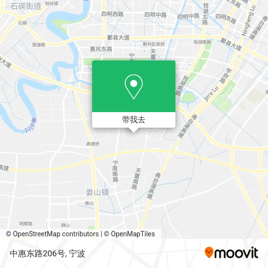 中惠东路206号地图