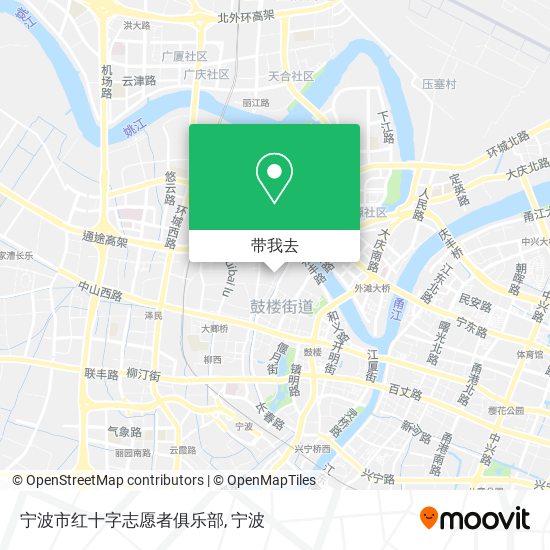 宁波市红十字志愿者俱乐部地图