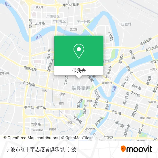 宁波市红十字志愿者俱乐部地图